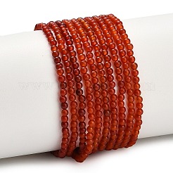 Natural Carnelian Beads Strands&nbsp;G-Z116-A22-2mm