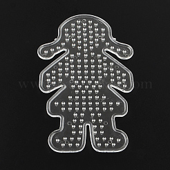 Little Girl ABC Plastic Pegboards used for 5x5mm DIY Fuse Beads&nbsp;X-DIY-Q009-21