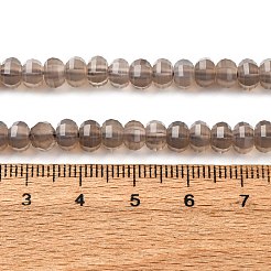 Natural Grey Agate Beads Strands&nbsp;G-P587-D04-01