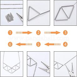 304 Stainless Steel Tube Beads&nbsp;STAS-UN0002-71P