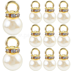 200Pcs ABS Imitation Pearl Pendants&nbsp;FIND-SC0019-99