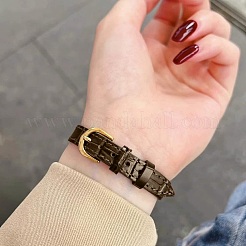 1Pc Leather Textured Bracelet Straps Slide Wristbands for Slide Charms&nbsp;AJEW-CL0001-01A