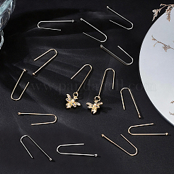 16Pcs 2 Colors Brass Hooks&nbsp;KK-BBC0027-32
