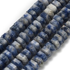 Natural Blue Spot Jasper Beads Strands&nbsp;G-G317-A11-3x6mm