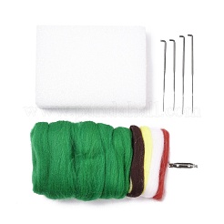 Christmas Tree Brooch Cactus Needle Felting Kit&nbsp;DIY-K055-05