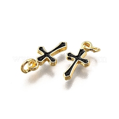 Brass Enamel Charms&nbsp;KK-C106-04G
