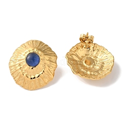 Golden Ion Plating(IP) 304 Stainless Steel Stud Earrings for Women&nbsp;EJEW-L287-053G-02
