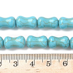 Dyed Synthetic Turquoise Beads Strands&nbsp;G-B147-A02