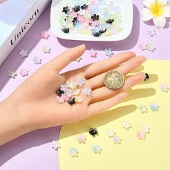 30Pcs Electroplate Transparent Glass Beads&nbsp;GLAA-YW0005-02A