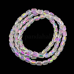 Electroplate Glass Beads Strands&nbsp;EGLA-D031-01-01