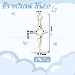 200Pcs Tibetan Style Alloy Pendants&nbsp;FIND-AR0004-35