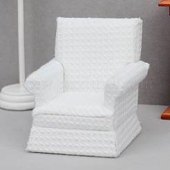 Wood & Fabric Armchair Sofa Miniature Ornaments&nbsp;PW-WG887AE-01