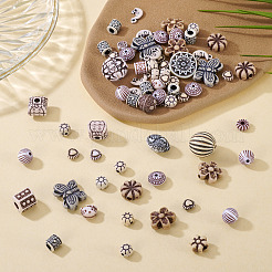 100G Mixed Antique Style Acrylic Beads&nbsp;MACR-TA0002-38