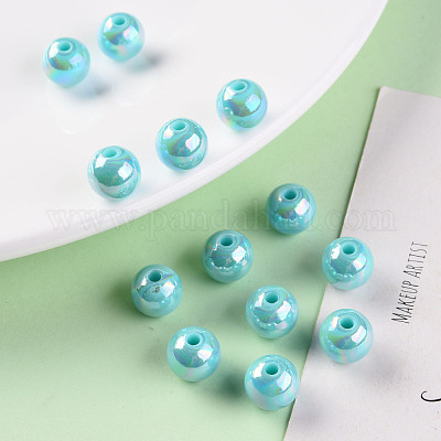 Opaque Acrylic Beads&nbsp;MACR-S370-D10mm-SS2107-1