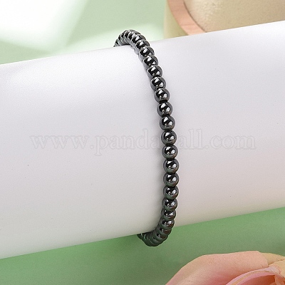 Synthetic Hematite Stretch Bracelets&nbsp;BJEW-P0131-011-1