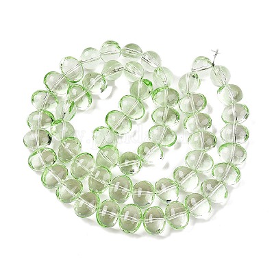 Transparent Electroplate Glass Beads Strands&nbsp;EGLA-N012-06C-1