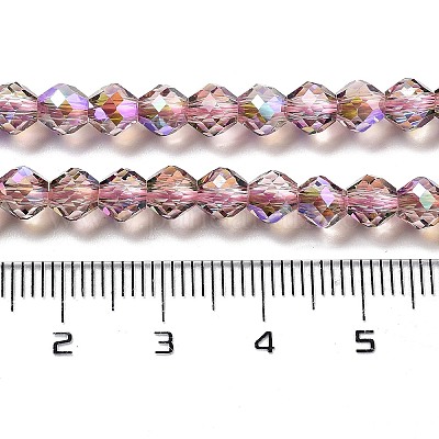 Electroplate Glass Beads Strands&nbsp;GLAA-A014-02C-1
