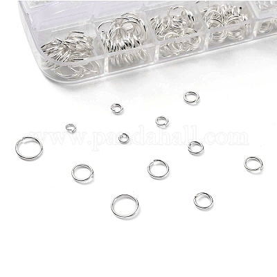 1 Box Brass Open Jump Rings&nbsp;KK-X0059-S-B-1