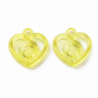 Transparent Acrylic Pendants&nbsp;X-MACR-N013-024-1