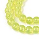 Baking Paint Glass Beads Strands&nbsp;DGLA-Q023-8mm-DB20-3