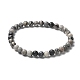 Natural Netstone Bead Stretch Bracelets&nbsp;BJEW-K212-A-021-3