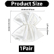 Polyester Oversleeves for Bride&nbsp;AJEW-WH20120-25B-2