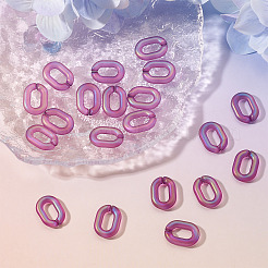 20Pcs Transparent Acrylic Quick Link Connectors&nbsp;OACR-TADJ0001-03F