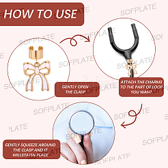 22Pcs 11 Styles Alloy Enamel Stethoscope Pendant Decorations&nbsp;HJEW-SP0001-59