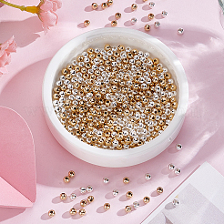 400Pcs 2 Colors Brass Spacer Beads&nbsp;KK-BBC0023-58B