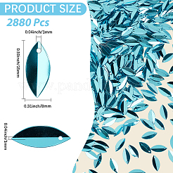 2880Pcs PVC Sequin Pendants&nbsp;KY-CY0001-16B