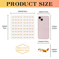 Waterproof Self-Adhesive Picture Stickers&nbsp;DIY-WH0370-007