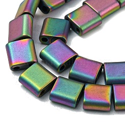 Electroplated Non-magnetic Synthetic Hematite Beads Strands&nbsp;G-C106-A01-12