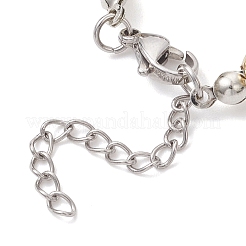 304 Stainless Steel Beaded Bracelats for Women&nbsp;BJEW-JB12795