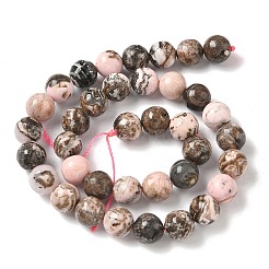 Natural Argentina Rhodonite Beads Strands&nbsp;G-G271-B02-10mm