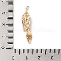 Brass and Glass Pendants&nbsp;KK-C062-096G