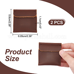 Rectangle PU Leather Ring Bags&nbsp;LS-ABAG-WH0047-01C
