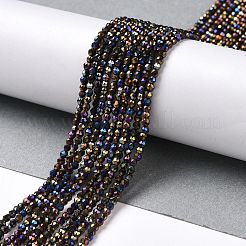 Electroplate Glass Beads Strands&nbsp;LS-GLAA-H021-01A-AB02