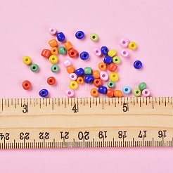 6/0 8 Colors Round Glass Seed Beads&nbsp;SEED-JP0007-14-4mm