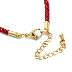 Polyester Cord Braided Bracelet Makings&nbsp;MAK-Z003-01G