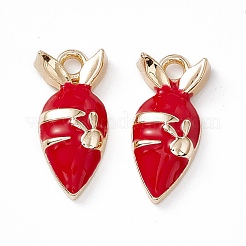 Alloy Enamel Pendants&nbsp;PALLOY-P287-12G