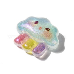 Summer Theme Opaque Resin Cabochons&nbsp;RESI-G106-01D