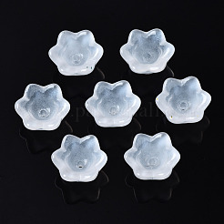 Transparent Spray Painted Glass Beads&nbsp;GLAA-Q089-002A-003