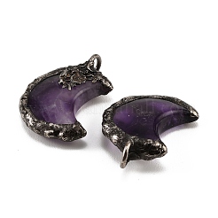 Natural Amethyst Pendants&nbsp;G-H359-05AS-05