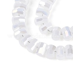 Electroplate Imitation Jade Glass Beads Strands&nbsp;EGLA-N022-09A-D03