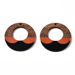 Resin & Walnut Wood Pendants&nbsp;RESI-S389-063