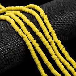 Handmade Polymer Clay Beads Strands&nbsp;X-CLAY-R089-4mm-073