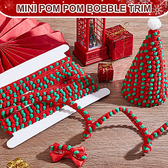 10 Yards Polyester Pom Pom Ball Tassel Ribbons&nbsp;DIY-GA0007-35B