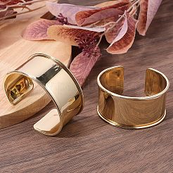 2Pcs Alloy Grooved Bangles&nbsp;FIND-BBC0005-34B
