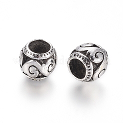 Alloy European Beads&nbsp;MPDL-L028-55AS