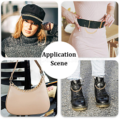 2Pcs Alloy Cuban Link Chain Bag Extender Chains&nbsp;AJEW-CL0005-78